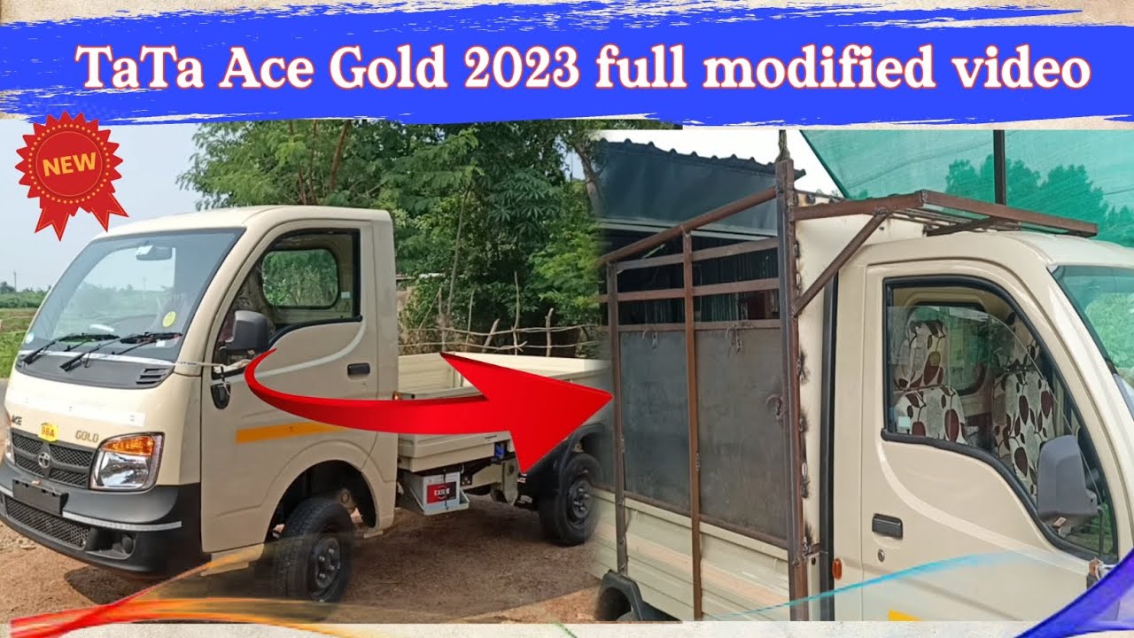 TaTa Ace Gold 2023 full modified video||टाटा छोटा हाथी का कैसे बना डाला.