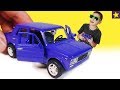 Жигули ВАЗ на ПЕРЕКРАС Лада седан БАКЛАЖАН Diecast cars for kids