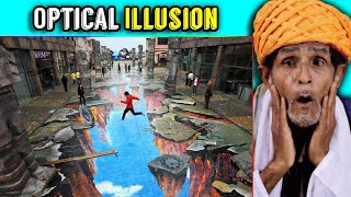 Villagers React To Amazing Optical Illusion ! Tribal People React To AMAZING OPTICAL ILLUSION VIDEO
