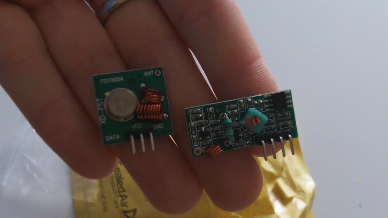 Modulo RF 433MHz Supereterodino Trasmettitore E Ricevitore Per Arduino