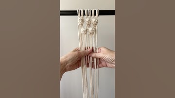 New macrame pattern tutorial #macrame #macrametutorial #diy #macramepattern #macramedecor