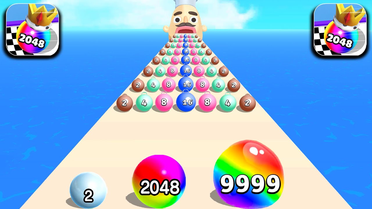 Marble Run, Canvas Run, Jelly Run 2048 All Levels Gameplay Android