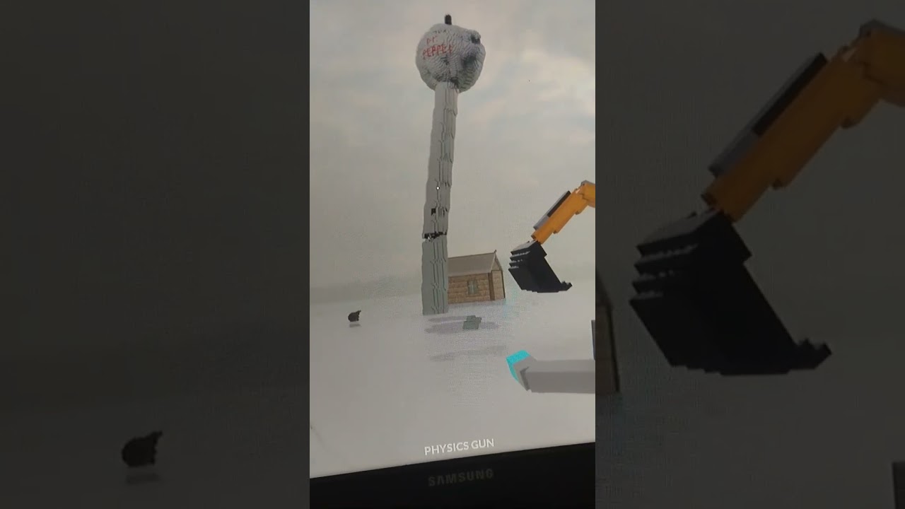 7UP Dr pepper water tower demolition teardown 