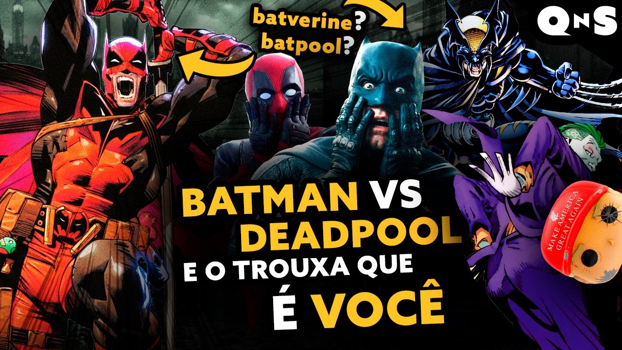 ESSE LIX0 É A MAIOR PROVA DA DECADÊNCIA DOS HERÓIS! Batman vs Deadpool e o triste fim da DC e Marvel