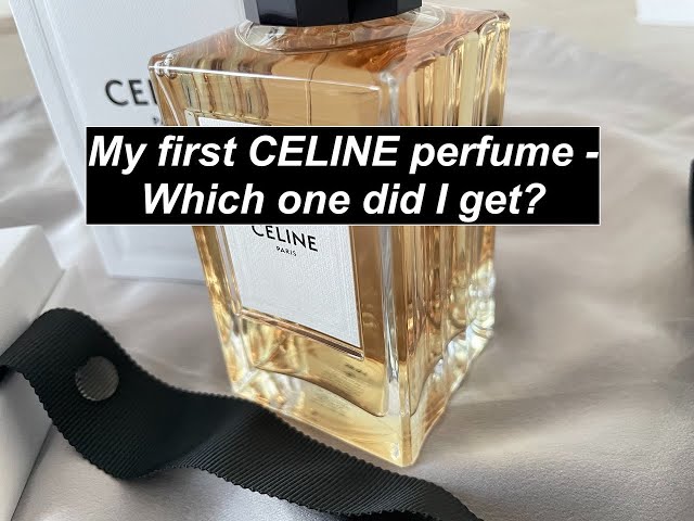 Celine perfume unboxing - first impression review - YouTube
