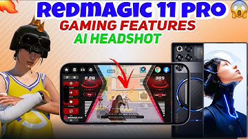 Redmagic 11 pro Gaming features Explained 🥵🔥 | Redmagic 11 pro New features for Pubg Hindi/Urdu.