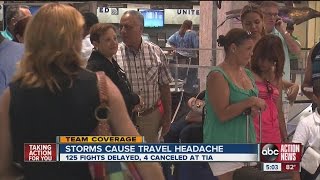 Storms cause travel headache