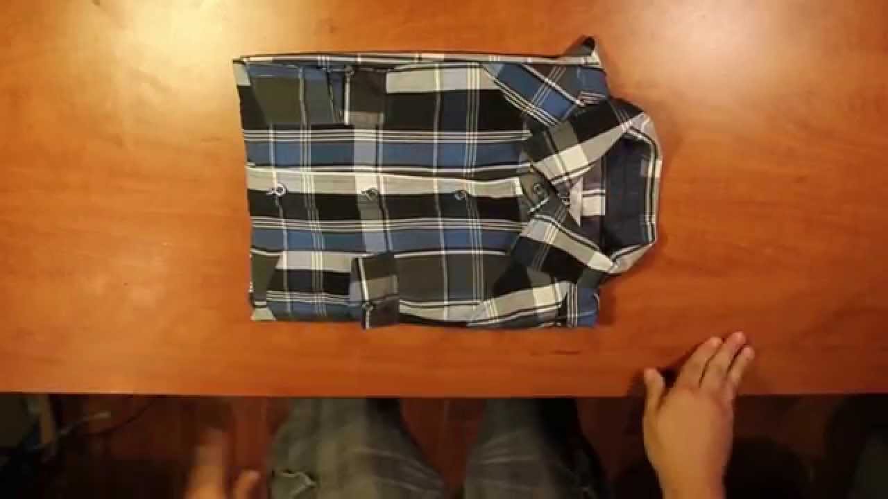 [Tutorial] Como Plegar Camisa en 2 seg - YouTube