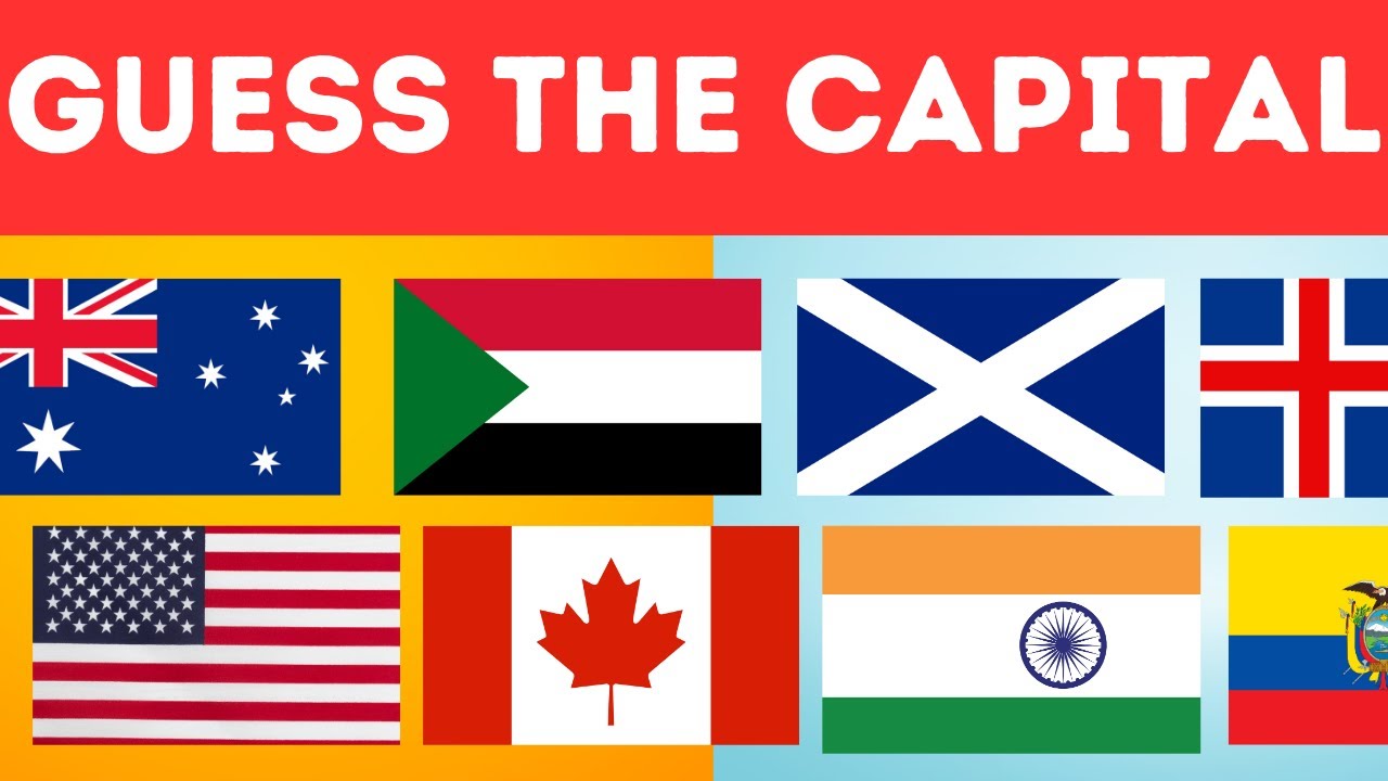 Guess The Capital City Of The Country | Capital City Quiz 🌍 - YouTube