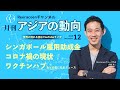 【2020.12】月刊 アジアの動向 #2（シンガポールの雇用助成金・コロナ禍の現状・ワクチンハブなどの気になるニュース）