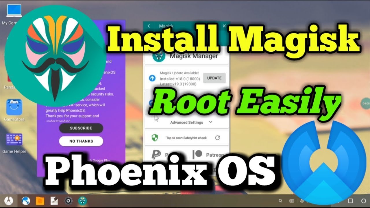 How to Install magisk v19.1 Latest On Phoenix Os with NFS ... - 