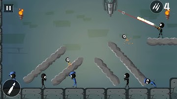 Stickman Shooter: Elite Strikeforce Walkthrough Part 2 / Android Gameplay HD