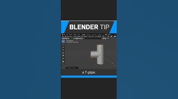 Blender: Create Pipes with the Add-On 