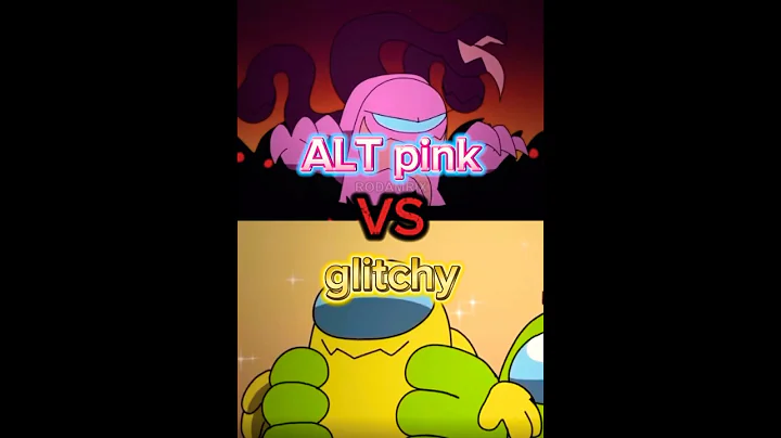 pink VS glitchy #amongus #rodamrix #amongusanimation #animation #amongusrodamrix