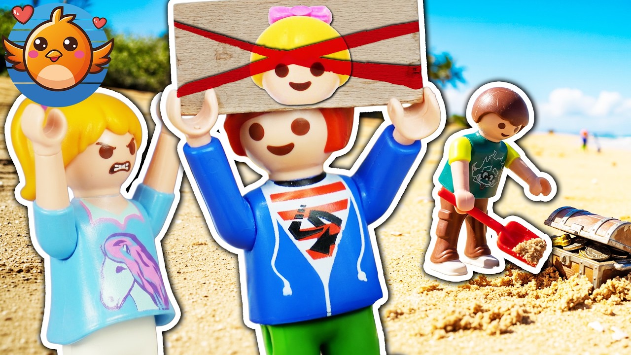 🚫MÄDCHENVERBOT bei Schatzsuche | Jungs VS Mädchen | Familie Vogel | Playmobil Film Deutsch