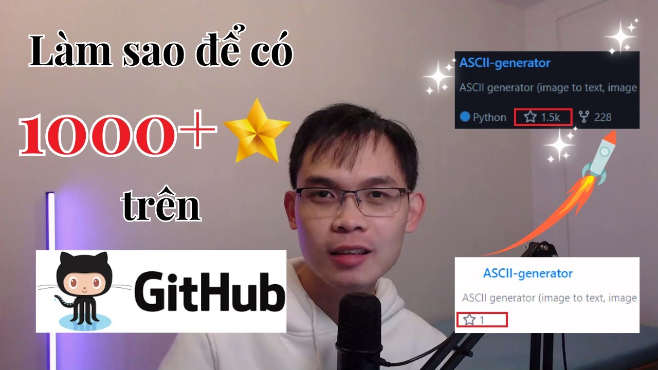 3 cách BOOST projects trên Github để có 1000+ stars - YouTube