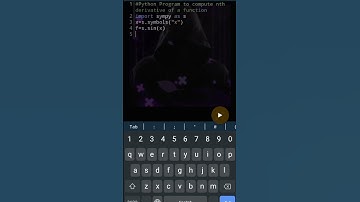 Python Program to compute nth derivative of a function | Master Python #shorts #trending #viral #bjp