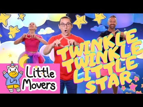 TWINKLE TWINKLE LITTLE STAR DANCE SONG | nursery rhymes songs with lyrics and action for toddlers
