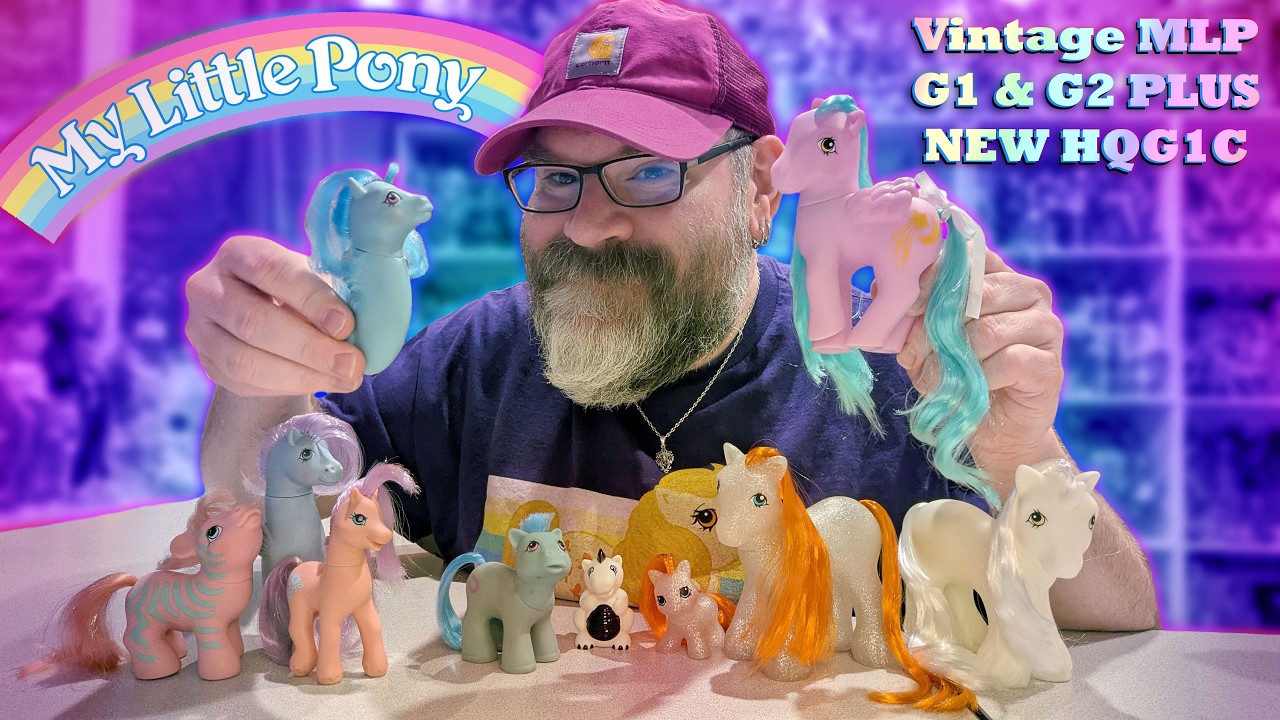 🌈 My Little Pony Vintage G1 & G2 Plus New HQG1C Ponies 🐎