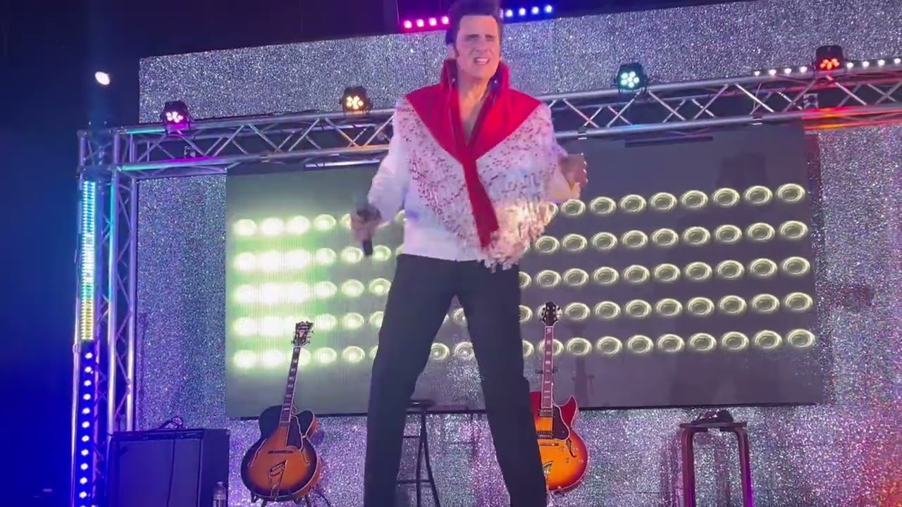 STEVE CONNOLLY SPIRIT OF ELVIS PRESLEY SINGS HEARTBREAK HOTEL IN LAS VEGAS - 7/724