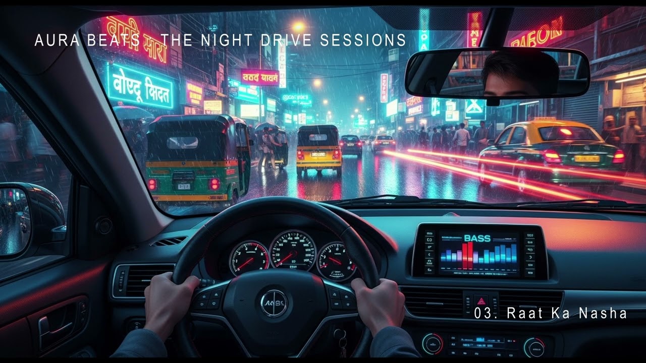 Midnight Drive in Mumbai 🌃 | Deep Hindi Lofi & Chill Vibes (Sukoon) 🚗 K-Vibe Strings