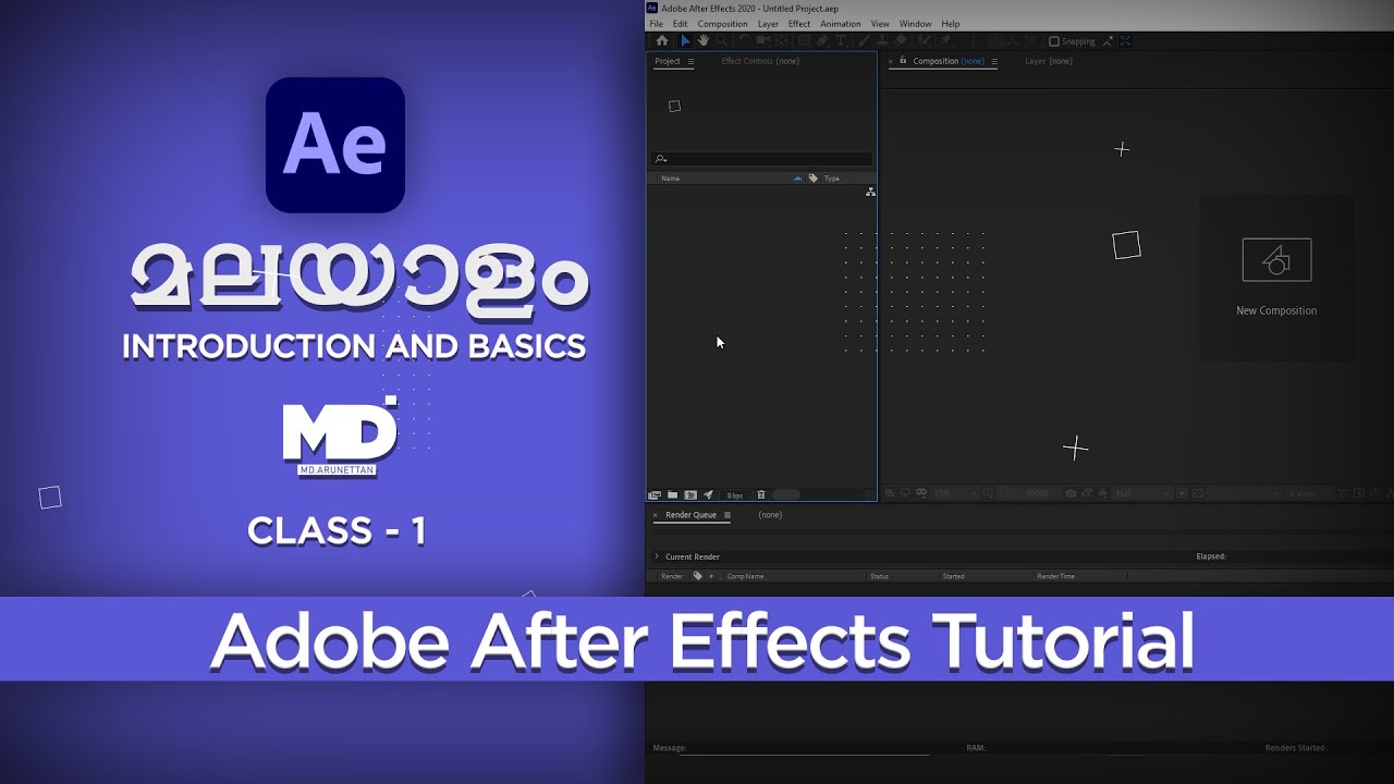 MD | Class - 1 | Introduction And Basic | Adobe After Effects Tutorial ...
