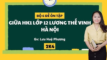 [2K4] BỘ 6 ĐỀ ÔN TẬP HÀM SỐ + HÌNH KHÔNG GIAN | TOÁN 12 | CÔ LƯU HUỆ PHƯƠNG