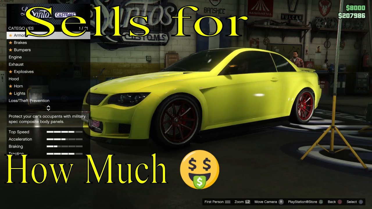 GTA V Online / Rare Cars to Sell YouTube