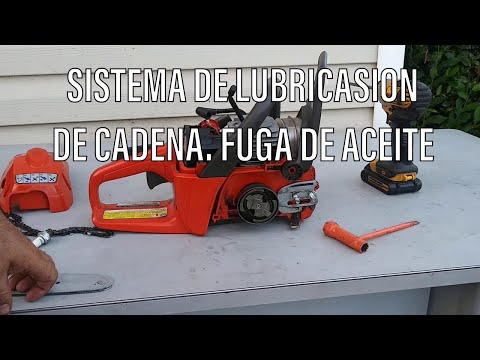 Video: ¿Por qué mi motosierra pierde aceite de cadena?