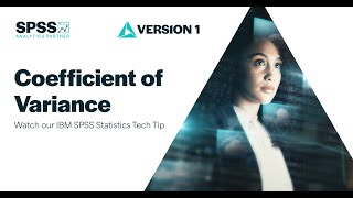 Coefficient of Variance in IBM SPSS Statistics