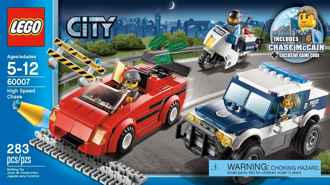 LEGO City Instructions For 60007 - High Speed Chase - YouTube