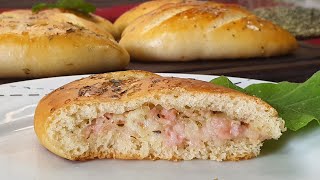 THIS IS THE SECRET FOR YOU TO HAVE A SOFT AND EASY SNACK! Cheese and ham snack screenshot 1