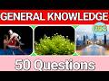 Educational General Knowledge Quiz Trivia 663 📚💡| Can You Answer All 50 Questions Correctly? 2026