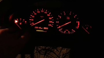 BMW e36 Cluster + OBC first test Dashboard Project
