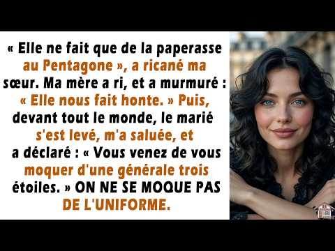 « Elle ne fait que de la paperasse au Pentagone », a ricané ma sœur. Ma mère a ri, et a murmuré...