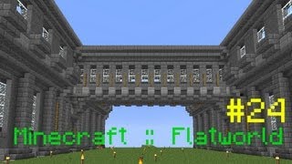 Minecraft: Flatworld - Ep24: Return of the Half Slab Floor- And So Much More!