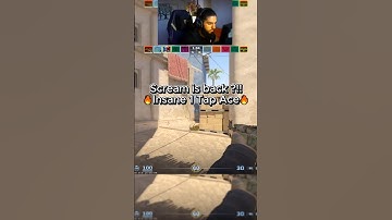 Scream 1 Tap Ace 🔥 He is so back🔥🤯 #cs2clips #cs2 #scream #cs2moments #cs2highlights #csgo #progamer