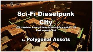 Sci Fi Diesel punk City | Unity Assets Store & Fab Marketplace