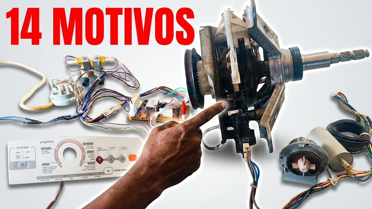 O que faz a máquina de lavar não centrifugar? - YouTube