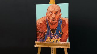 Painting Kobe Bryant In Pop Art