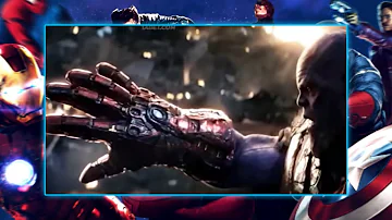 O que Thanos diz quando pega a Manopla de ferro?