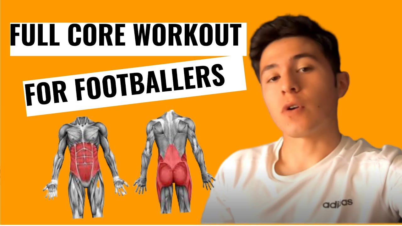 FULL CORE WORKOUT FOR FOOTBALLERS (16 MIN, FOLOW ALONG) - YouTube