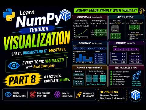 Learn NumPy Through Visualization 🚀 | Complete NumPy Visual Course | Part 8