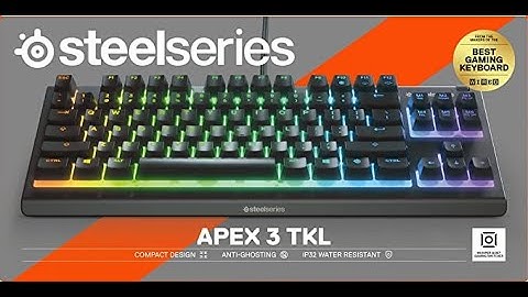 steelseries apex 3 tkl keyboard review 2022