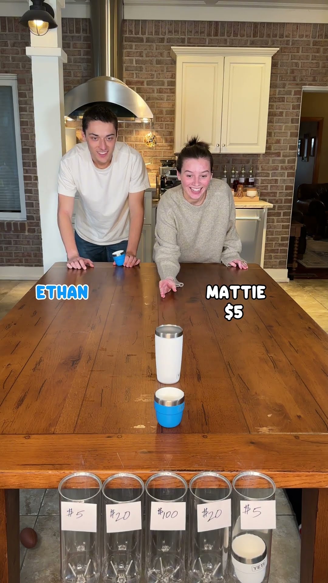 1 v 1 Money Cup!! #moneygames #cupslide