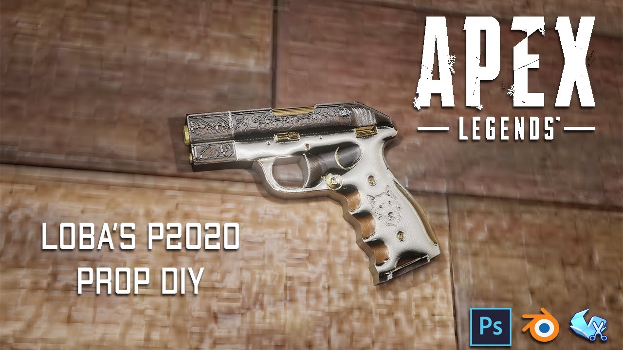Loba S P2020 Pistol Apex Legends Diy 3d Model Pistol Legend 3d Model