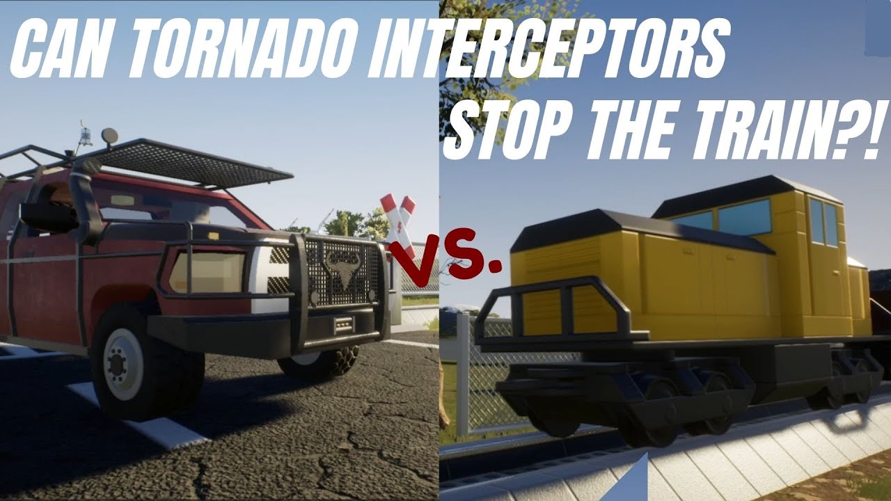 I Tried To Stop The Brick Rigs Train With Even More Tornado Interceptors!! Brick Rigs Ep. 3