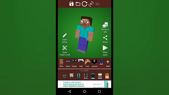 Minecrafter's wardrobe