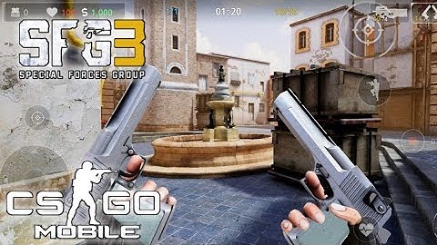 Special Forces Group 3 Zombie Mode Mirage Map - CSGO Mobile - Online FPS Android Gameplay