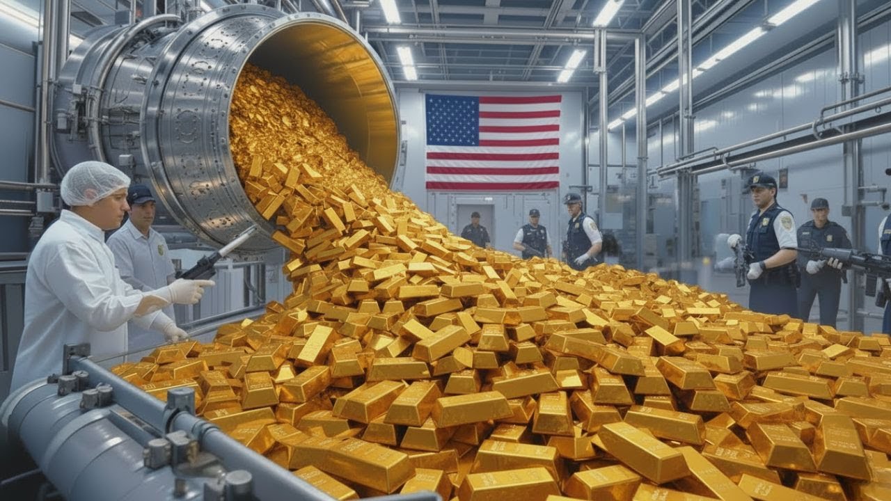 Comment c’est fait : L’Or, du minerai aux lingots d’or pur à plusieurs millions de dollars !